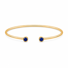 Blue Sapphire Wire Ring