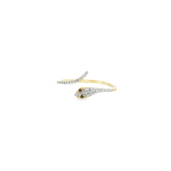 Diamond Serpent Wrap Ring