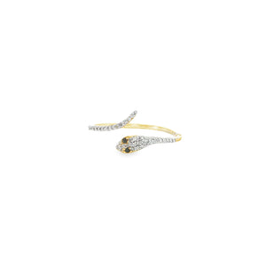 Diamond Serpent Wrap Ring