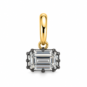 The Georgian Emerald Cut Lab Grown Pendant