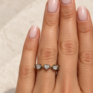 The Georgian-Inspired Five-Shapes Diamond Band