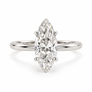 The Marquise-Shaped Pinky Ring | Lab-Grown Diamond