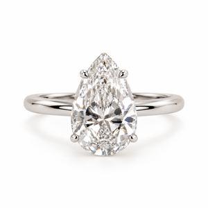 The Pear-Shaped Pinky Ring | Lab-Grown Diamond
