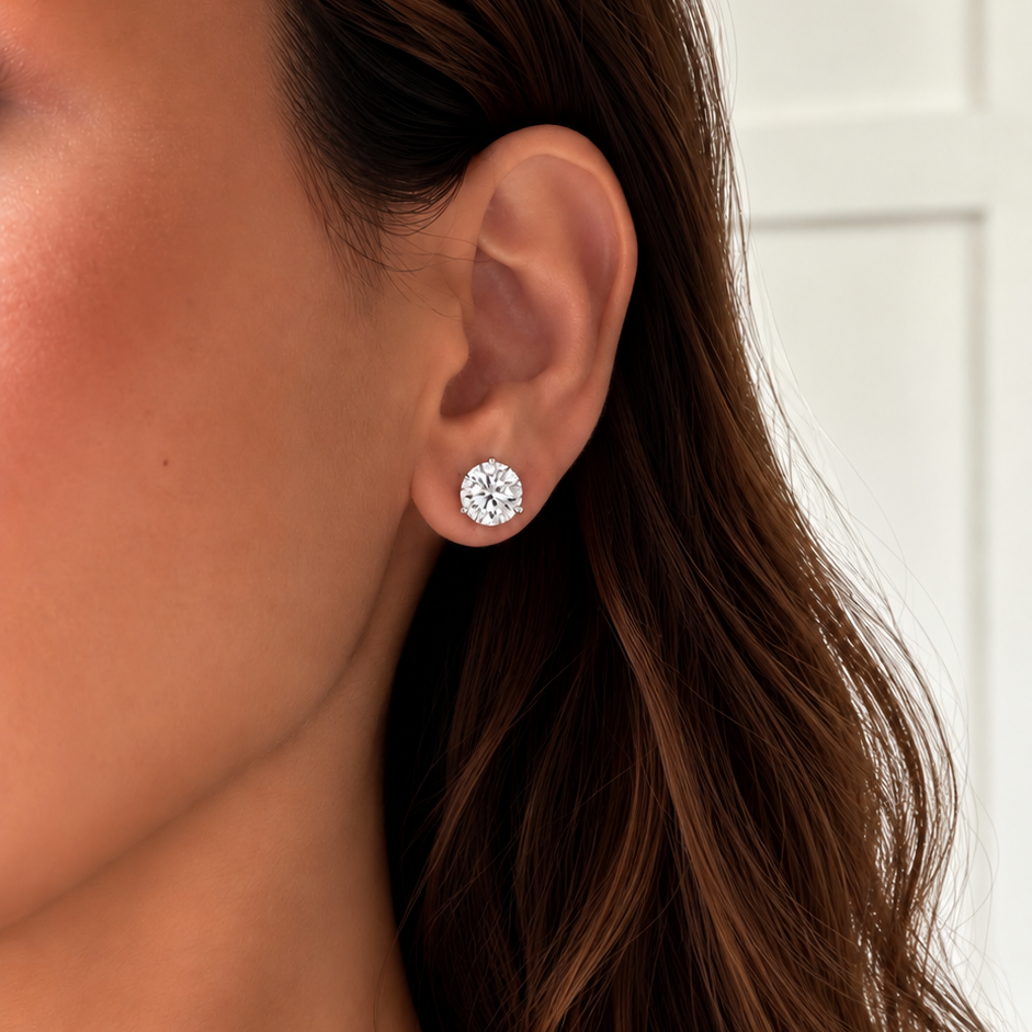 The Classic Lab Grown Diamond Studs | 4 CTW