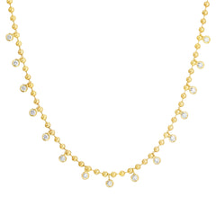 Bead Diamond Necklace