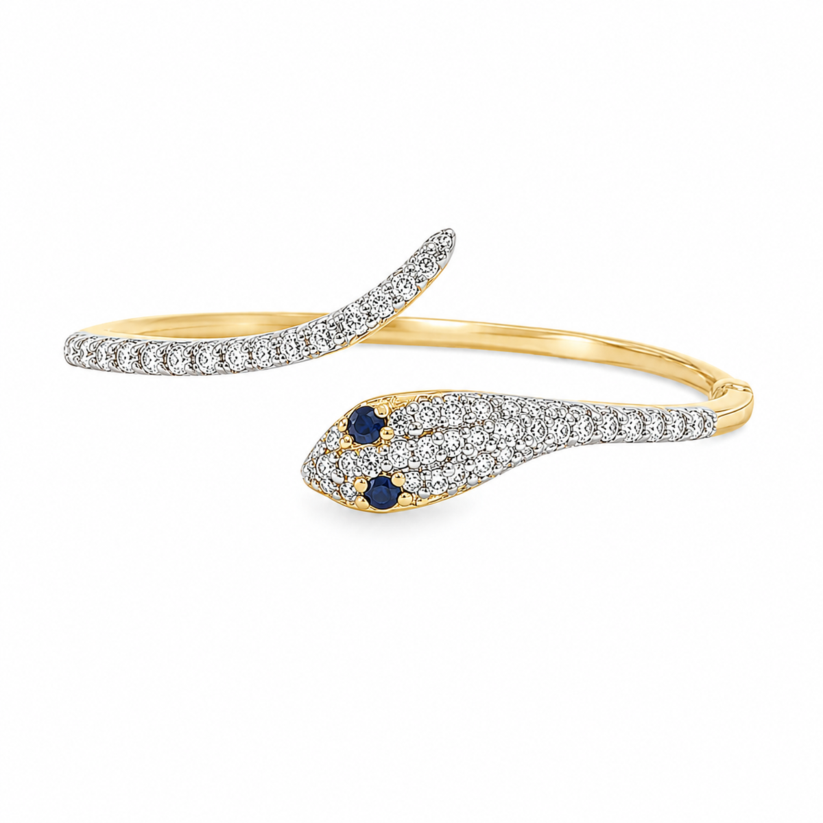 Diamond Serpent Wrap Ring