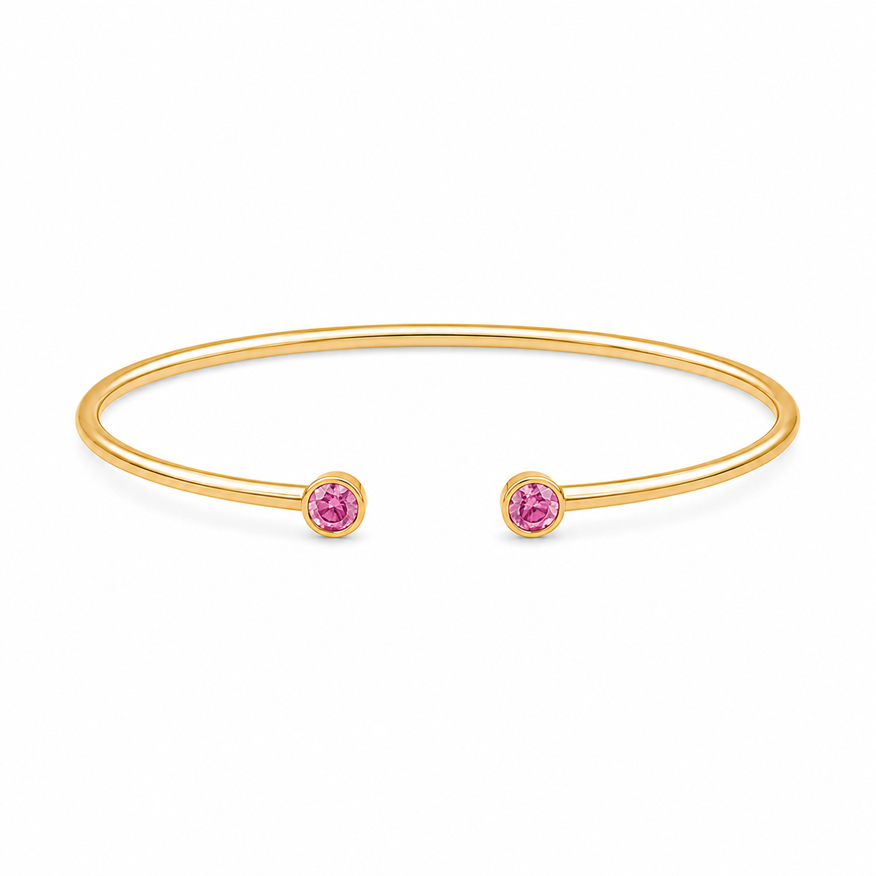 Pink Sapphire Wire Ring