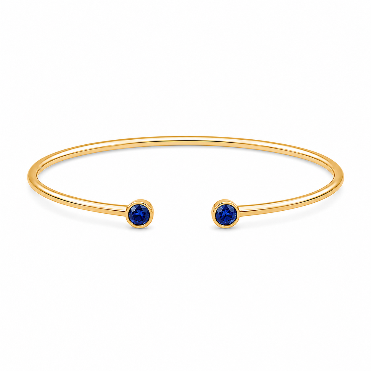 Blue Sapphire Wire Ring