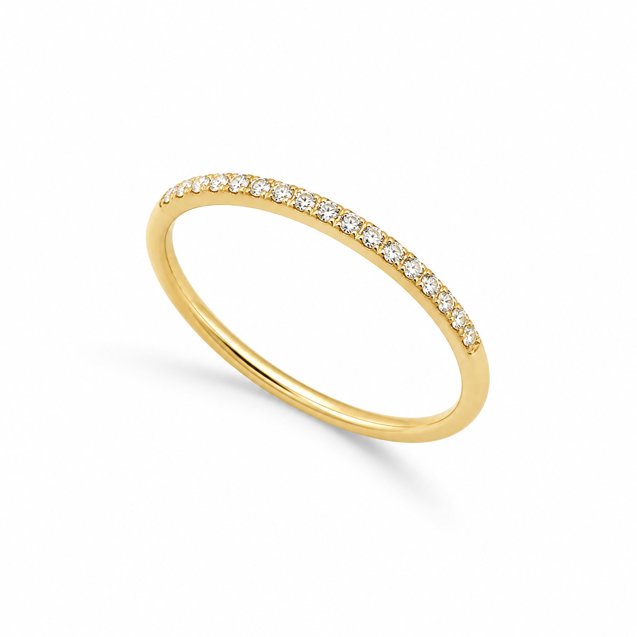 Pave Diamond Pinky Ring