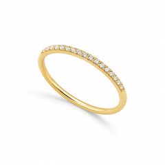 Pave Diamond Pinky Ring