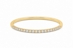 Pave Diamond Pinky Ring