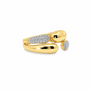 Double Pave Dome Ring