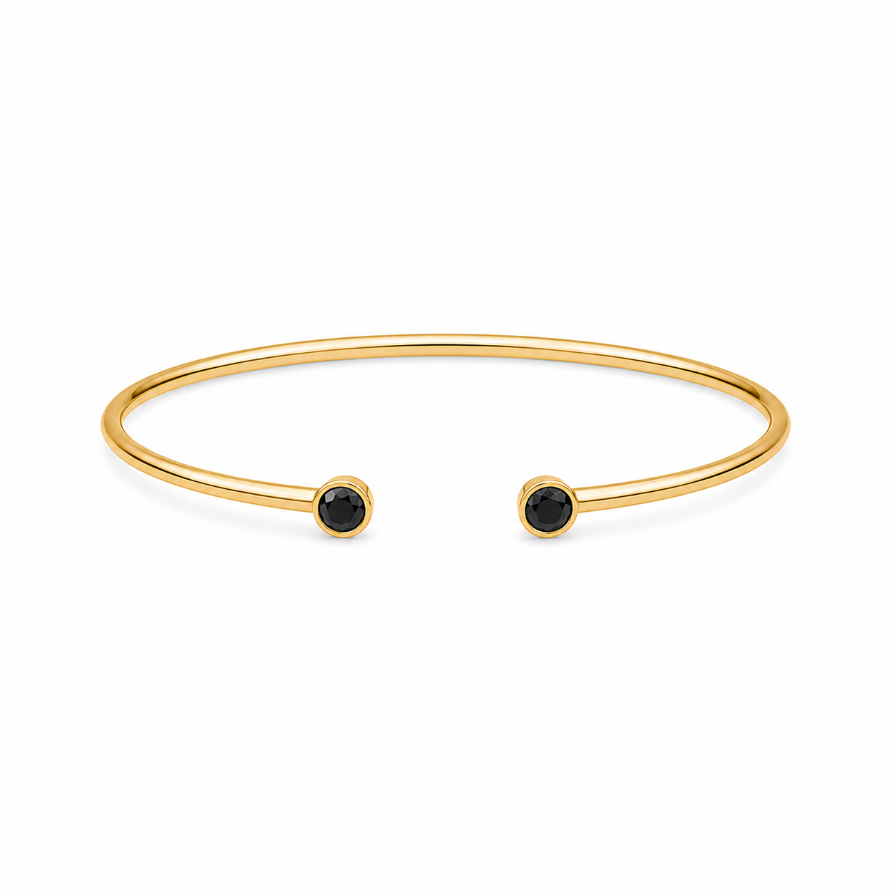 Black Diamond Wire Ring