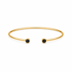 Black Diamond Wire Ring