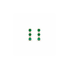 Dash Emerald & Diamond Stud