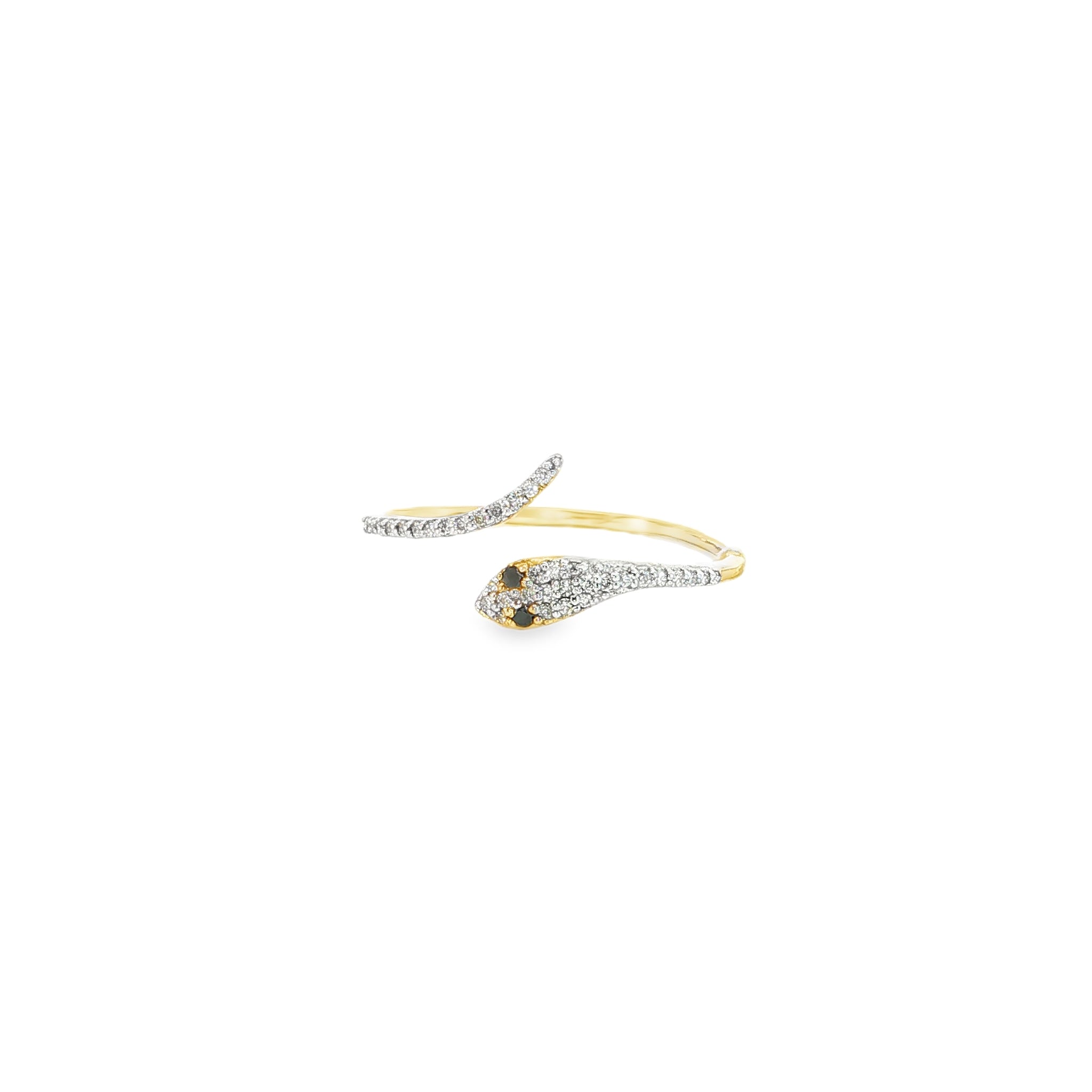 Diamond Serpent Wrap Ring