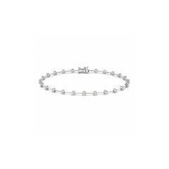Diamond Station Tennis Bracelet