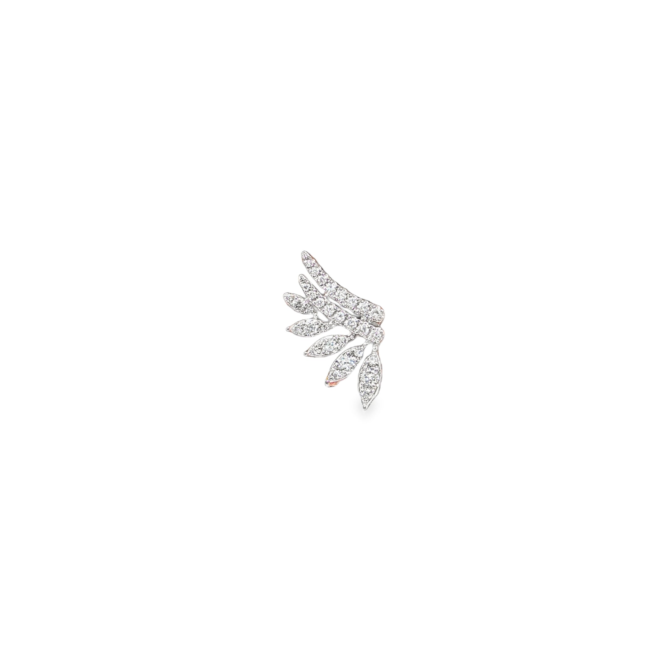 Diamond Wing Earrings