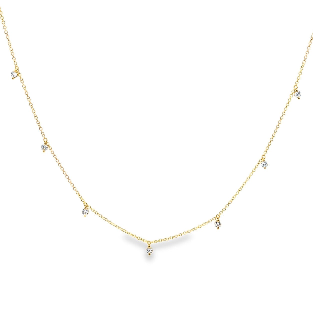 Drop Diamond Necklace