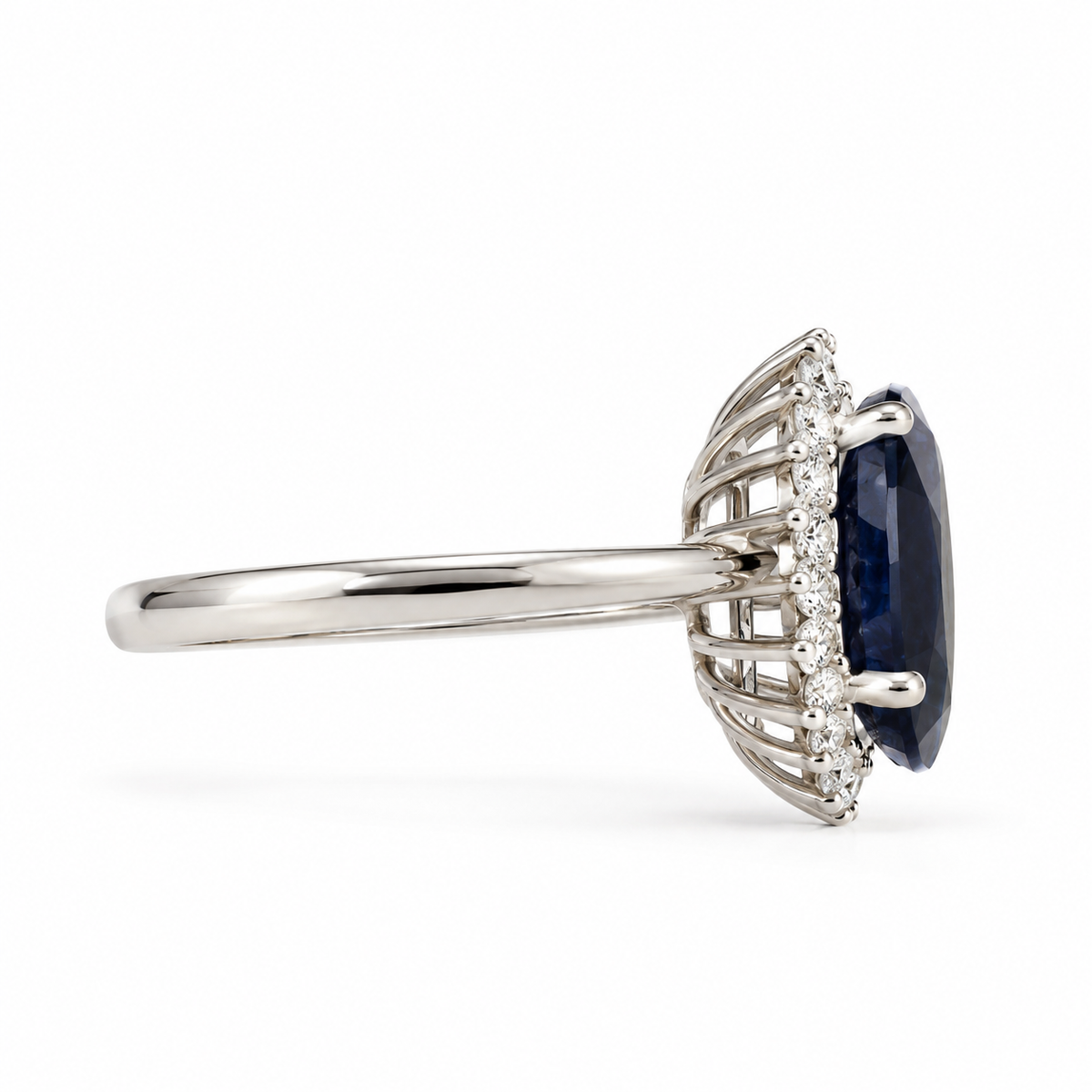 The Blue Sapphire Cocktail ring