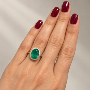 The Emerald Cocktail ring