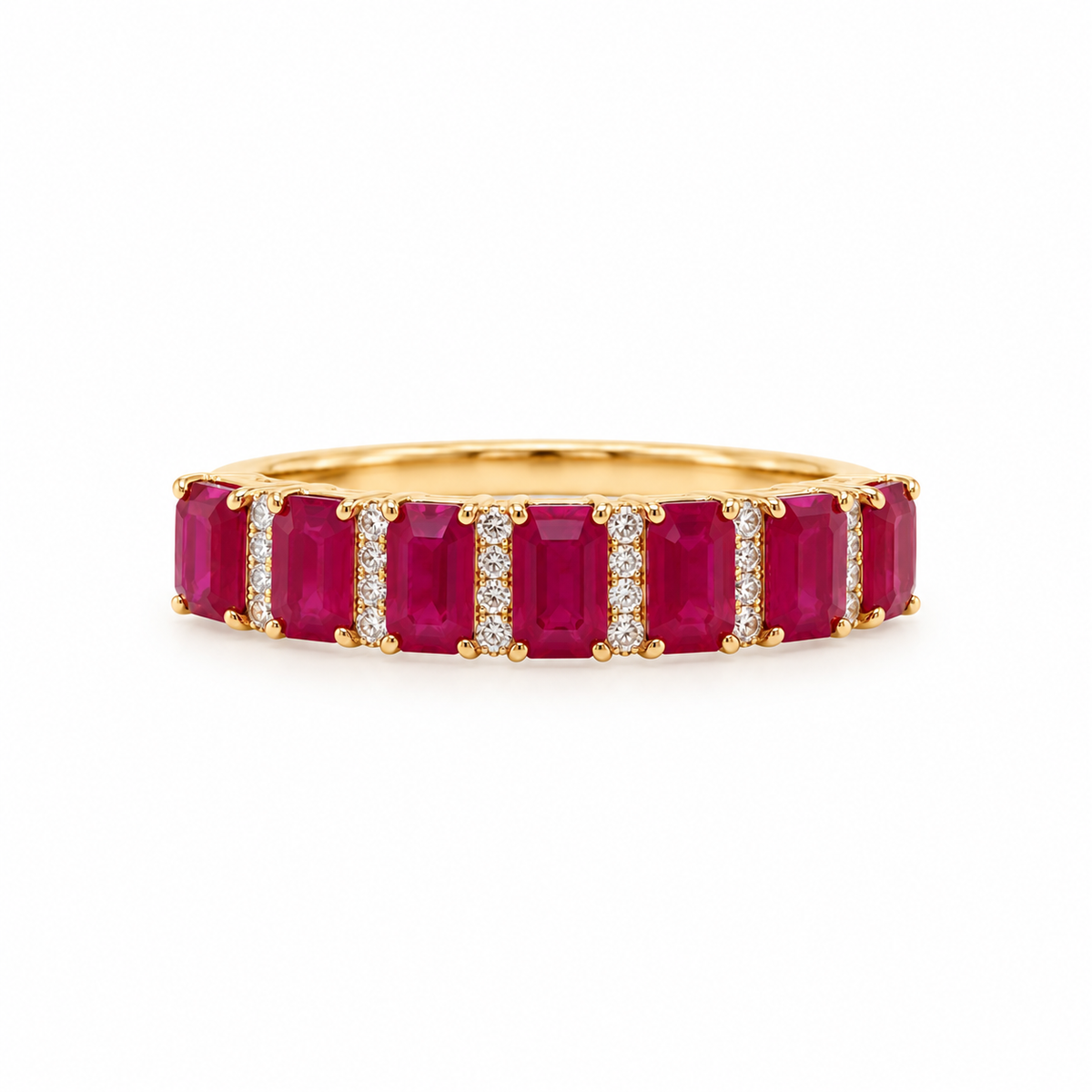 The Ruby & Diamond Eternity Band