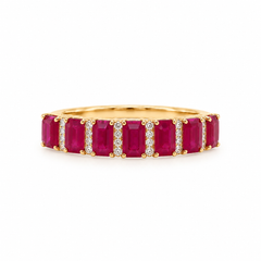 The Ruby & Diamond Eternity Band