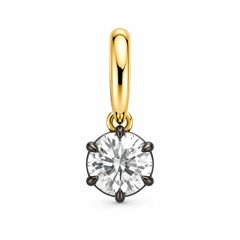 The Georgian Round Lab Grown Pendant
