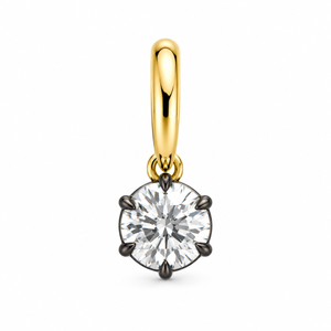 The Georgian Round Lab Grown Pendant