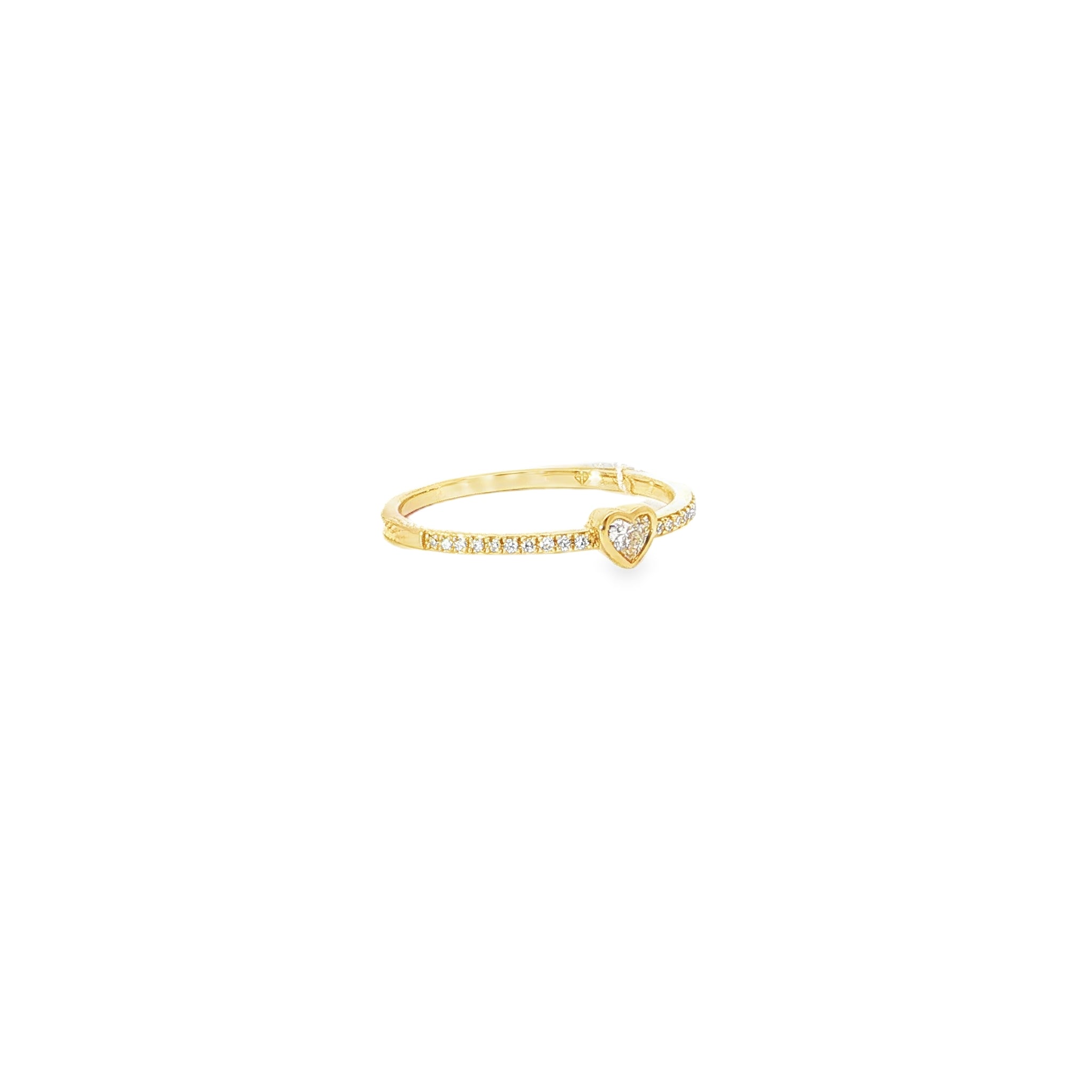 Heart-Shaped Diamond Ring
