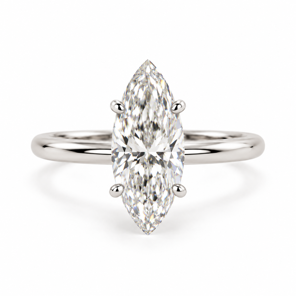 The Marquise-Shaped Pinky Ring | Lab-Grown Diamond