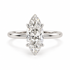 The Marquise-Shaped Pinky Ring | Lab-Grown Diamond