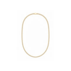 Natural Diamond Bezel-Set Tennis Necklace