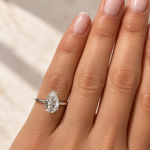 The Pear-Shaped Pinky Ring | Lab-Grown Diamond