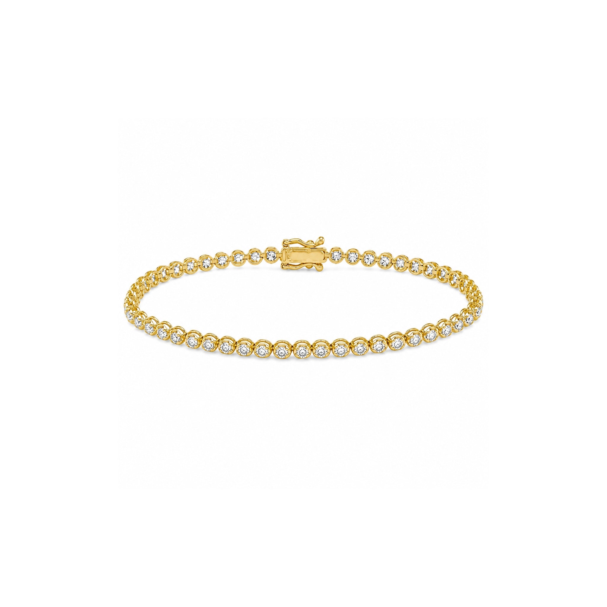Round Diamond Tennis Bracelet