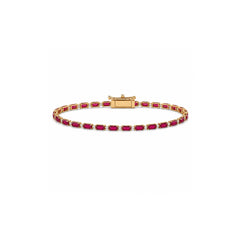 Ruby and Diamonds Tennis Bracelet