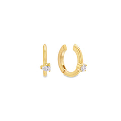 Pear Diamond Ear Cuff