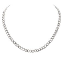 The Cuban Pavé Diamond Necklace