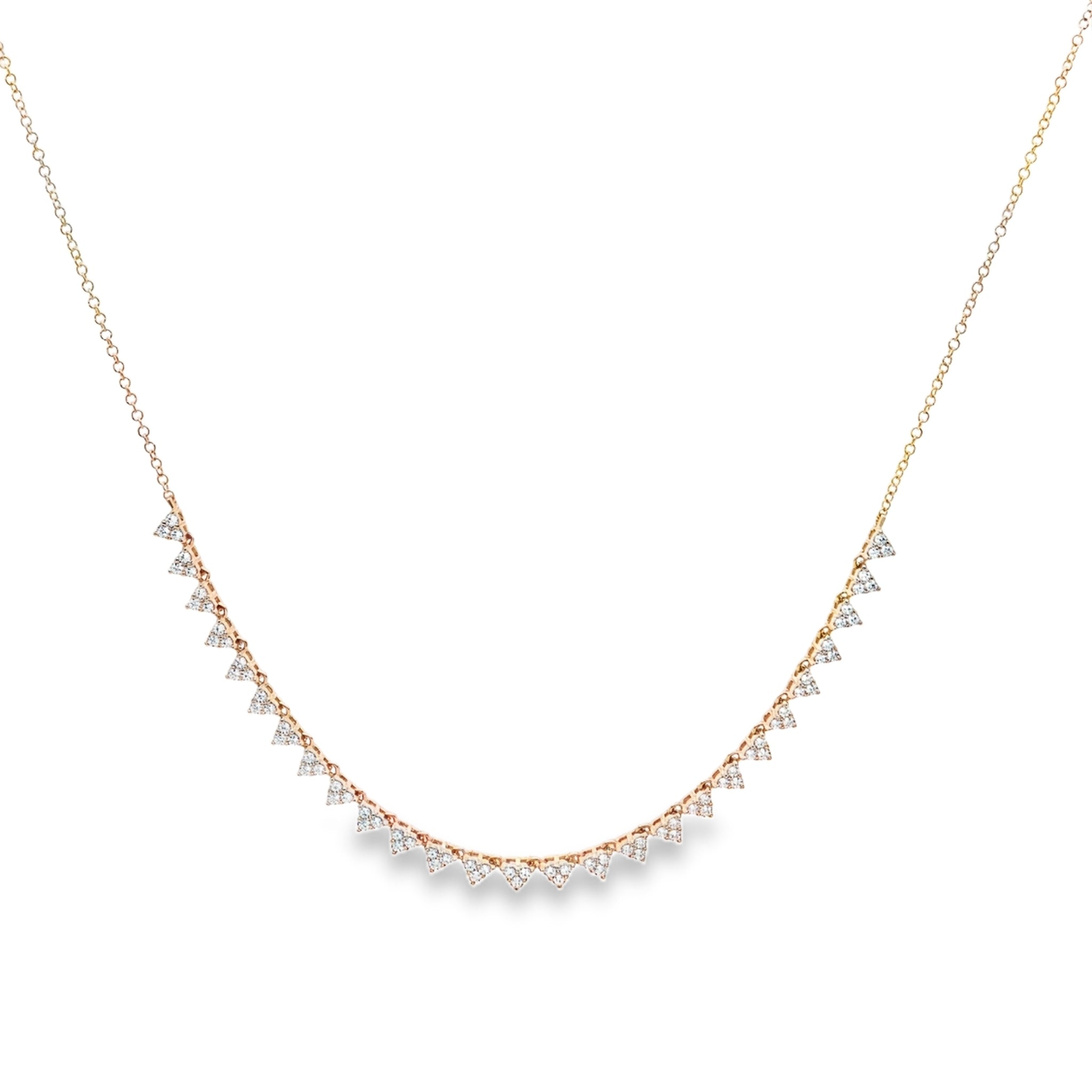 Trio Diamond Chain Necklace